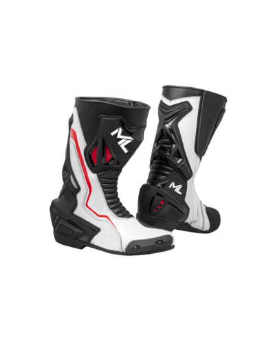 Motorcycle Racing Boot - WHITE STONE